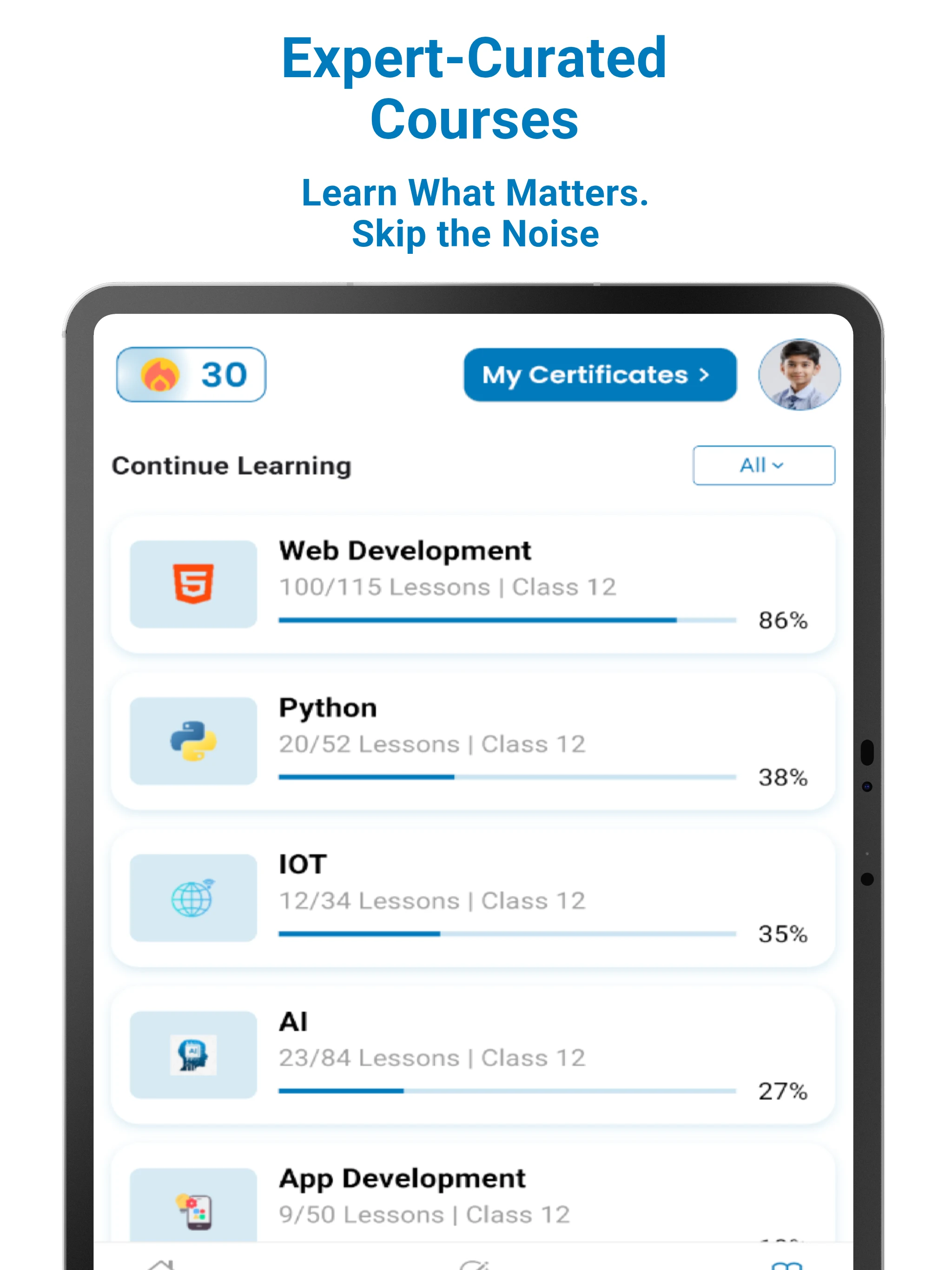 Pratham AI School screenshot